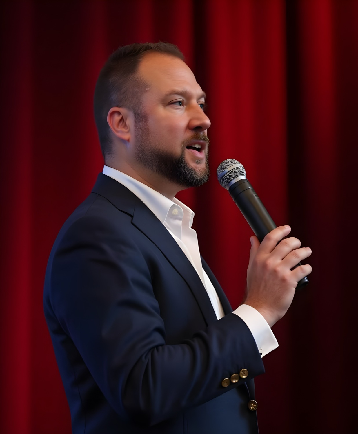 Nathan Mark speaking